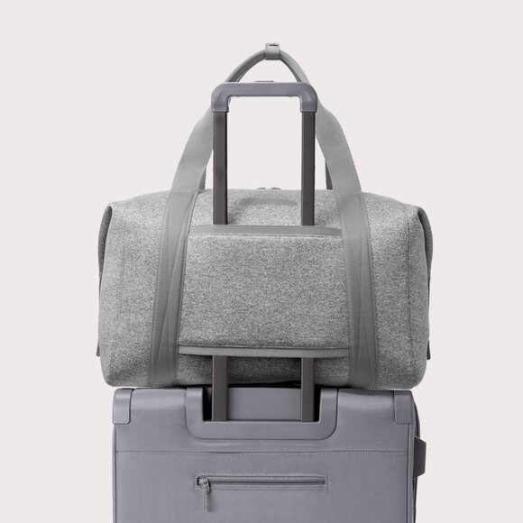 Dagne Dover Landon Neoprene Carryall Bag in Heather Grey, XL - Picture 7 of 11